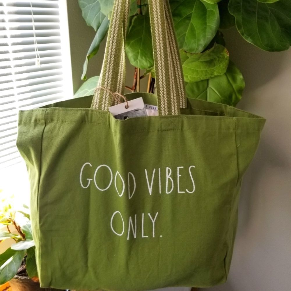 Rae Dunn Cotton Shopper